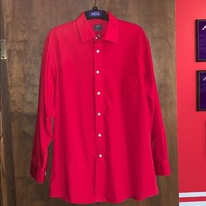 Arrow Red Button Up